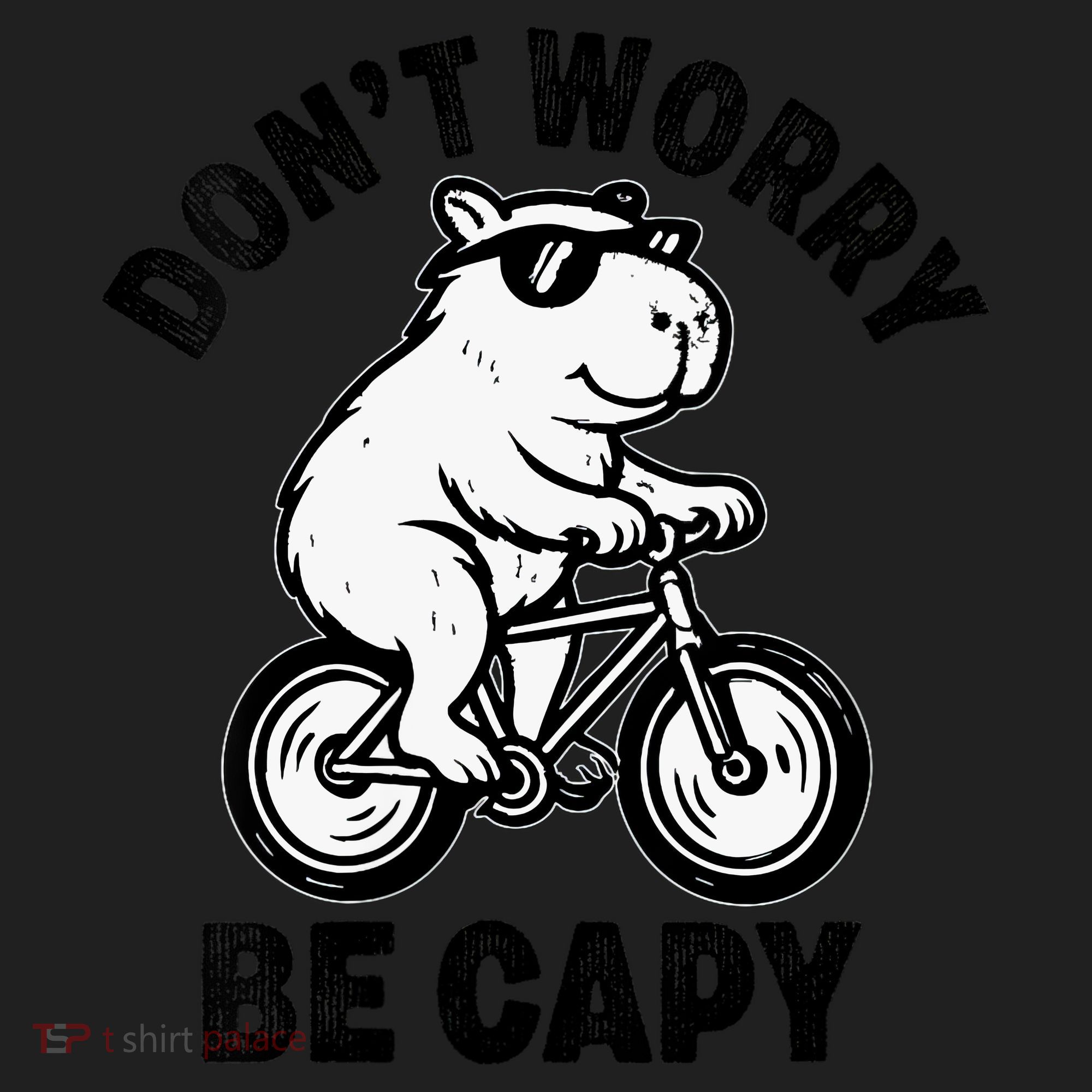 Dont Worry Be Capy Capybara Funny Capybara Women's Sweatshirt