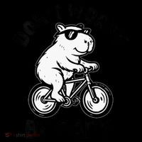 Dont Worry Be Capy Capybara Funny Capybara Coaster thumb 2