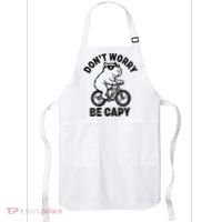 Dont Worry Be Capy Capybara Funny Capybara Apron thumb 0