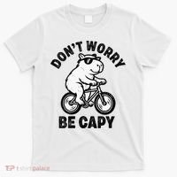 Dont Worry Be Capy Capybara Funny Capybara T-Shirt thumb 0