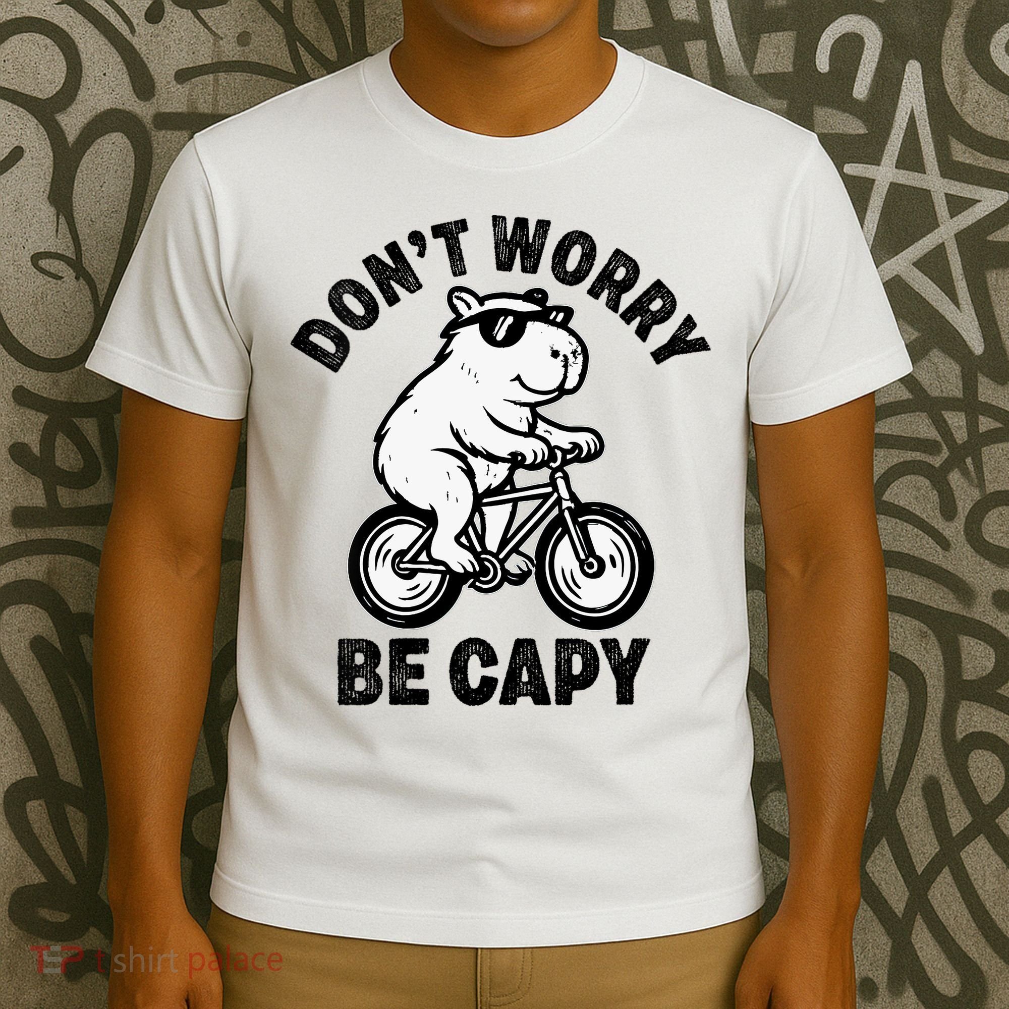Dont Worry Be Capy Capybara Funny Capybara T-Shirt