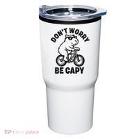 Dont Worry Be Capy Capybara Funny Capybara Tumbler thumb 0