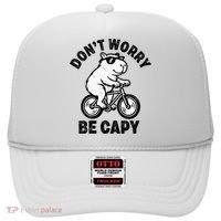 Dont Worry Be Capy Capybara Funny Capybara Hat thumb 0