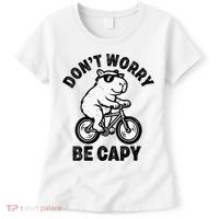Dont Worry Be Capy Capybara Funny Capybara Women's T-Shirt thumb 0