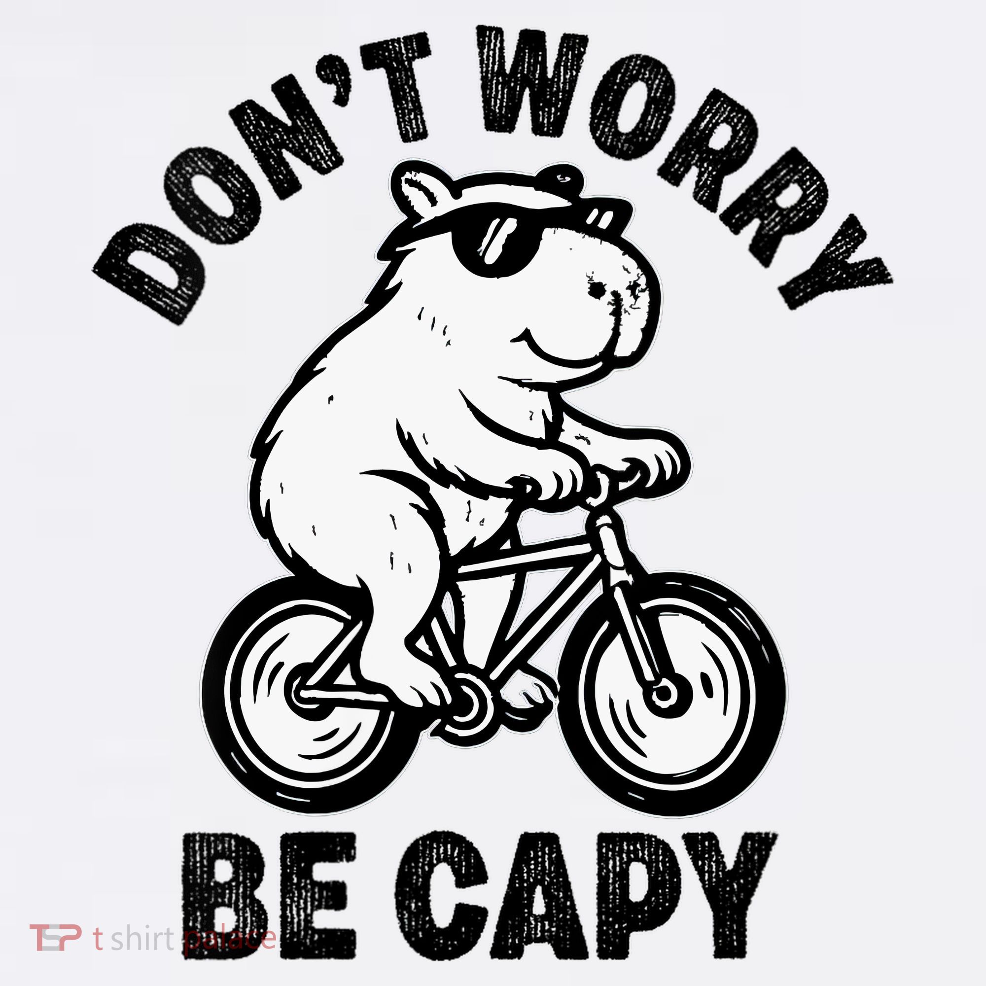 Dont Worry Be Capy Capybara Funny Capybara Kids Sweatshirt