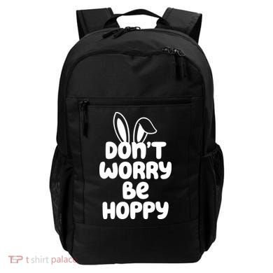 Don't Worry Be Hoppy Easter Bunny Holiday Backpack