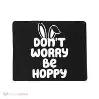 Don't Worry Be Hoppy Easter Bunny Holiday Mousepad thumb 0