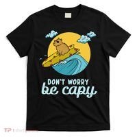 Don't Worry Be Capy Rodent South American Capybara T-Shirt thumb 0