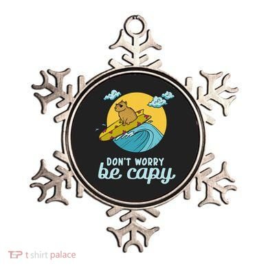 Don't Worry Be Capy Rodent South American Capybara Ornament
