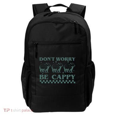 DonT Worry Be Cappy Funny Capybara Backpack