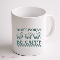 DonT Worry Be Cappy Funny Capybara Coffee Mug thumb 1