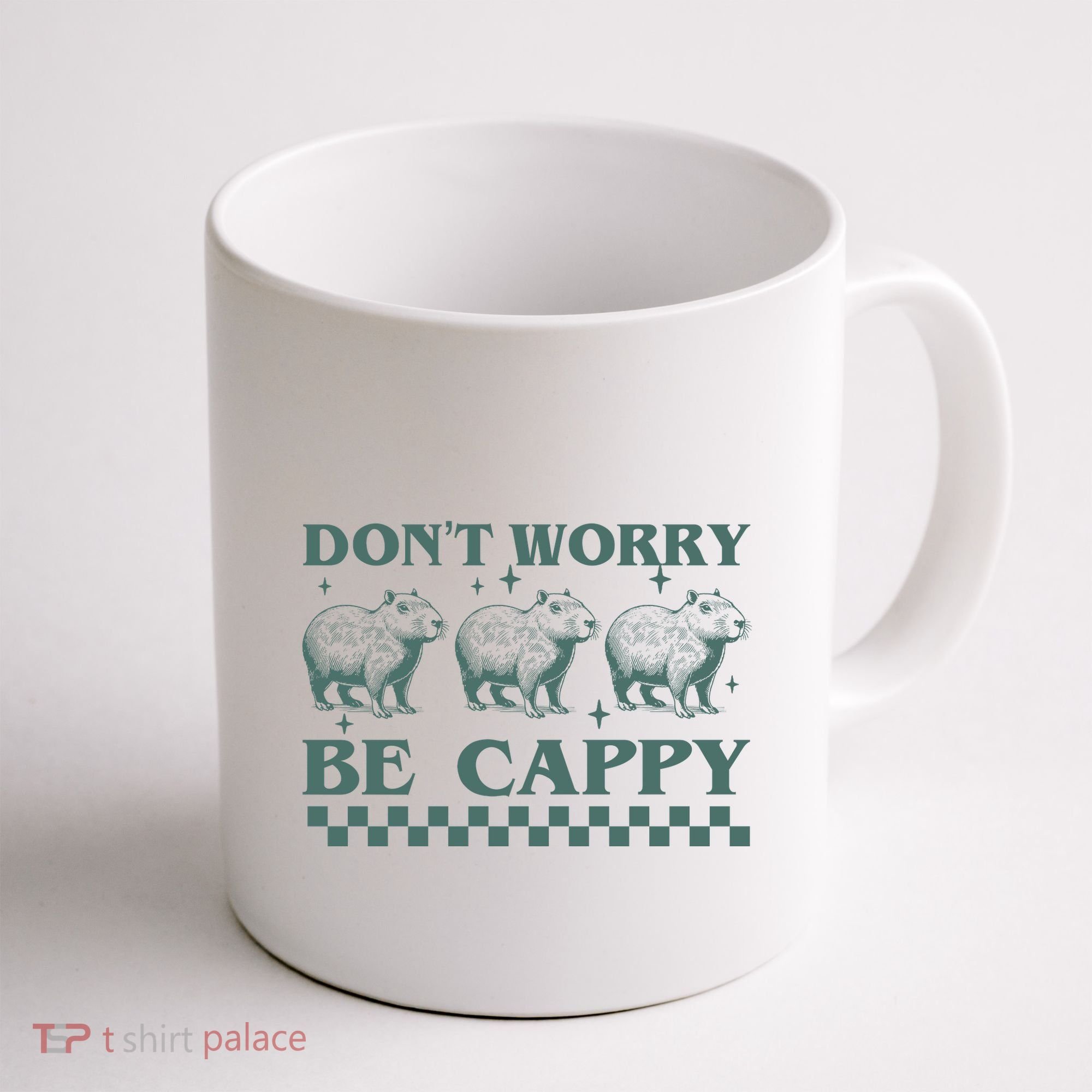 DonT Worry Be Cappy Funny Capybara Coffee Mug