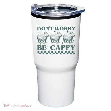 DonT Worry Be Cappy Funny Capybara Tumbler