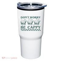 DonT Worry Be Cappy Funny Capybara Tumbler thumb 0