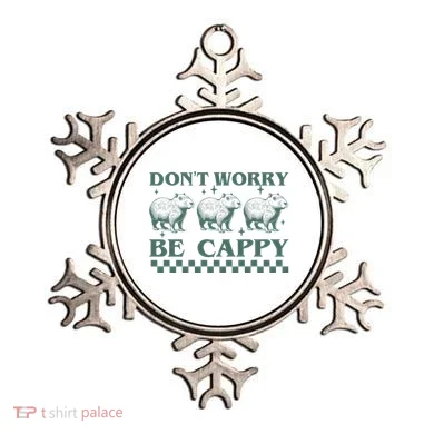 DonT Worry Be Cappy Funny Capybara Ornament