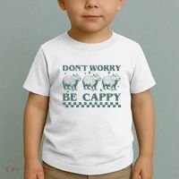 DonT Worry Be Cappy Funny Capybara Toddler T-Shirt thumb 2