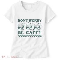 DonT Worry Be Cappy Funny Capybara Women's T-Shirt thumb 0