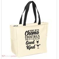 Done With Chemo Survivor Last Day Of Chemo End Of Chemo Tote Bag thumb 2