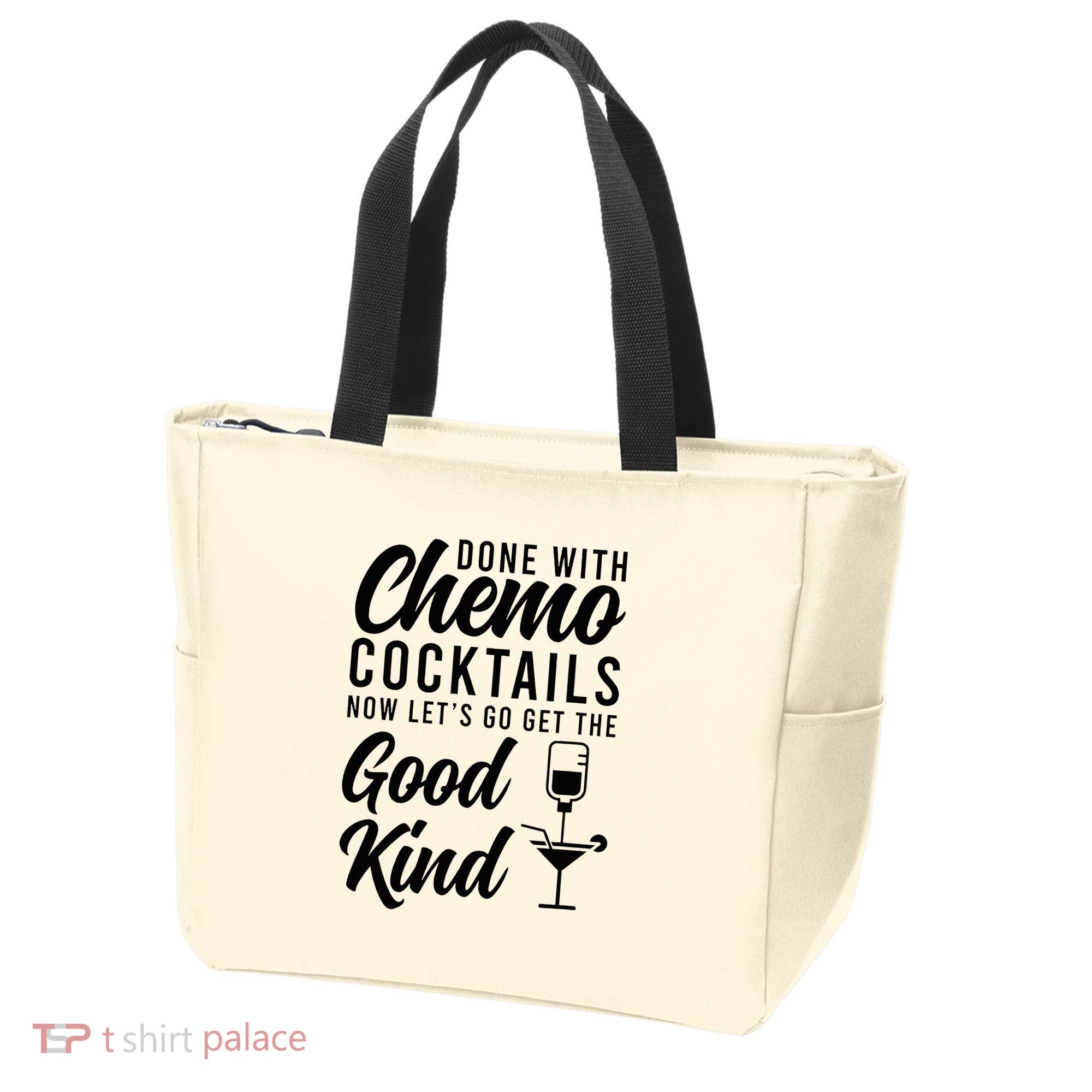 Done With Chemo Survivor Last Day Of Chemo End Of Chemo Tote Bag