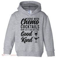 Done With Chemo Survivor Last Day Of Chemo End Of Chemo Toddler Hoodie thumb 0