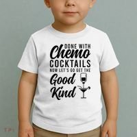 Done With Chemo Survivor Last Day Of Chemo End Of Chemo Toddler T-Shirt thumb 2