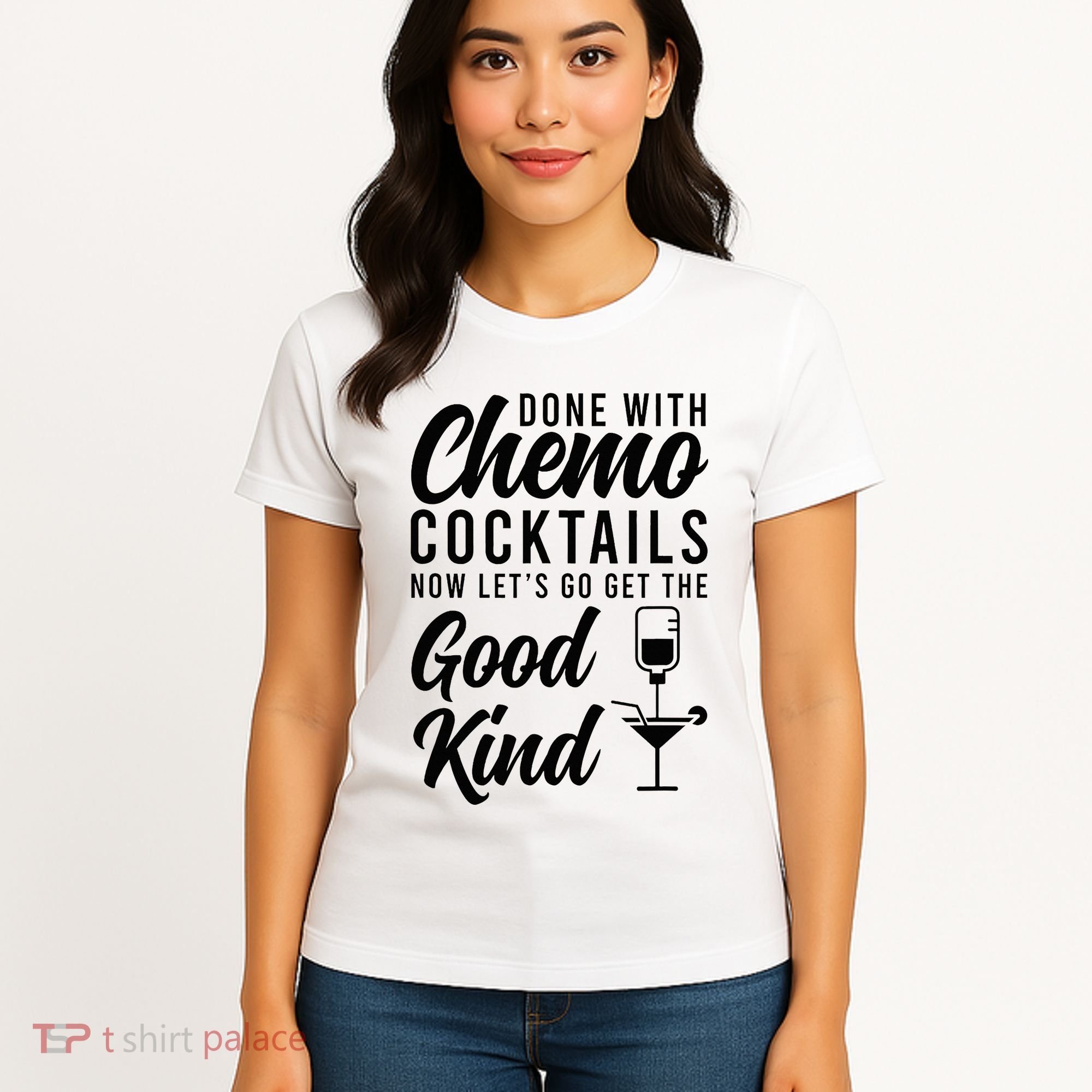 Done With Chemo Survivor Last Day Of Chemo End Of Chemo Women's T-Shirt
