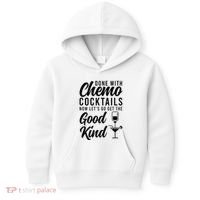 Done With Chemo Survivor Last Day Of Chemo End Of Chemo Kids Hoodie thumb 0