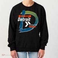 Detroit Wayne County Michigan Modern Logo Women's Sweatshirt thumb 0