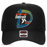 Detroit Wayne County Michigan Modern Logo Hat thumb 0