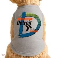 Detroit Wayne County Michigan Modern Logo Doggie Tank thumb 0