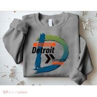 Detroit Wayne County Michigan Modern Logo Sweatshirt thumb 2
