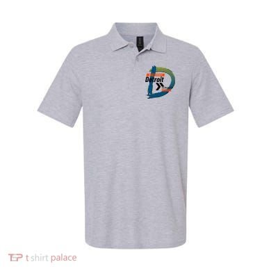 Detroit Wayne County Michigan Modern Logo Polo