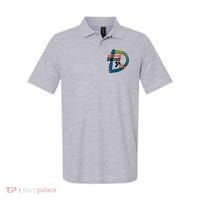 Detroit Wayne County Michigan Modern Logo Polo thumb 0