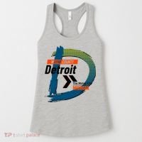 Detroit Wayne County Michigan Modern Logo Women's Tank Top thumb 0