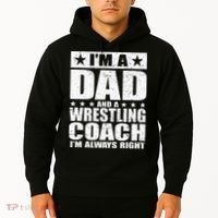 Dad Wrestling Coach Coaches Fathers Day Gift Hoodie thumb 2