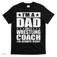 Dad Wrestling Coach Coaches Fathers Day Gift T-Shirt thumb 0