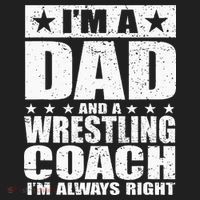 Dad Wrestling Coach Coaches Fathers Day Gift Beanie thumb 2