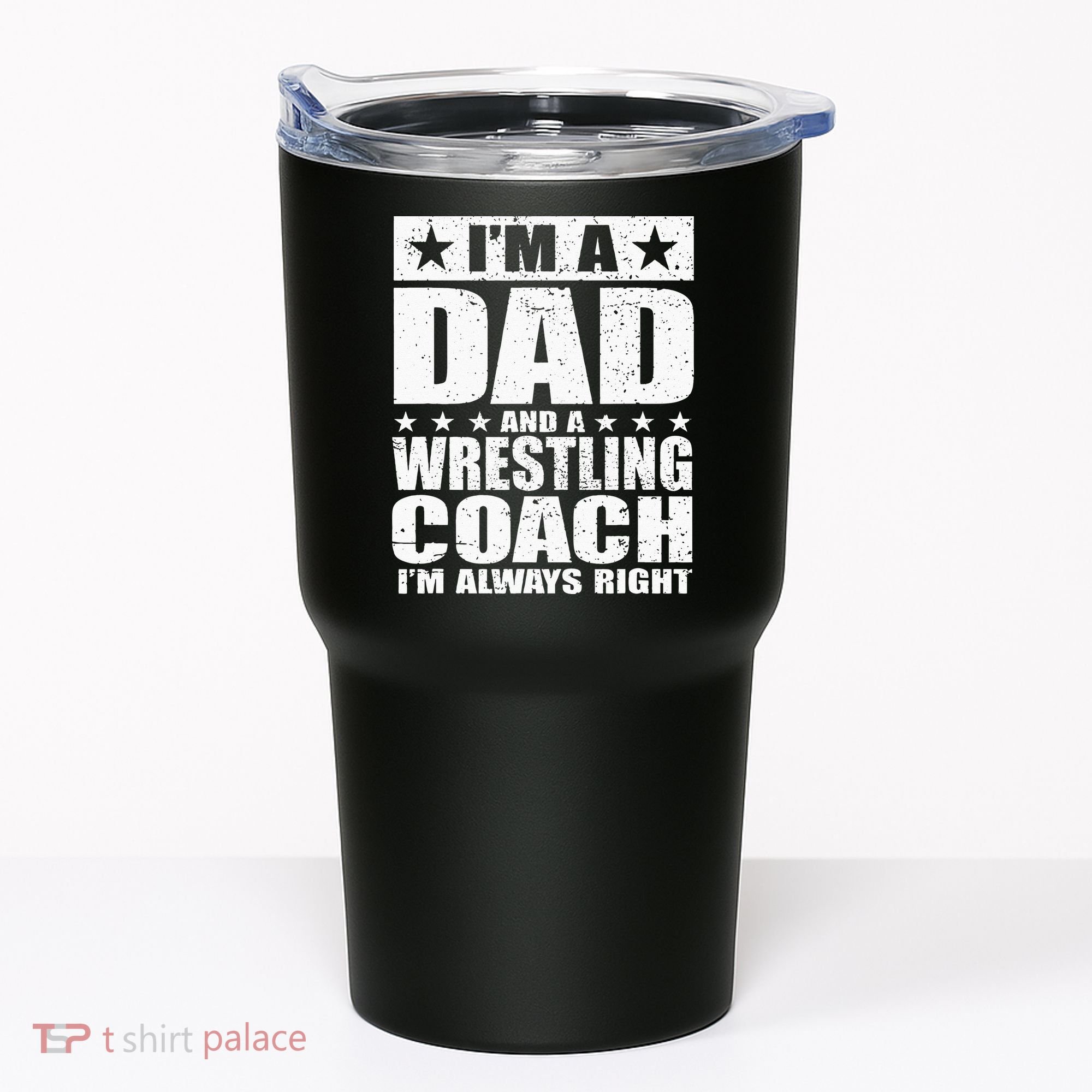 Dad Wrestling Coach Coaches Fathers Day Gift Tumbler