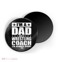 Dad Wrestling Coach Coaches Fathers Day Gift Magnet thumb 0