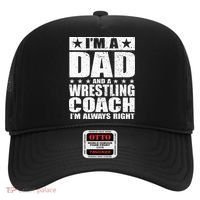 Dad Wrestling Coach Coaches Fathers Day Gift Hat thumb 0