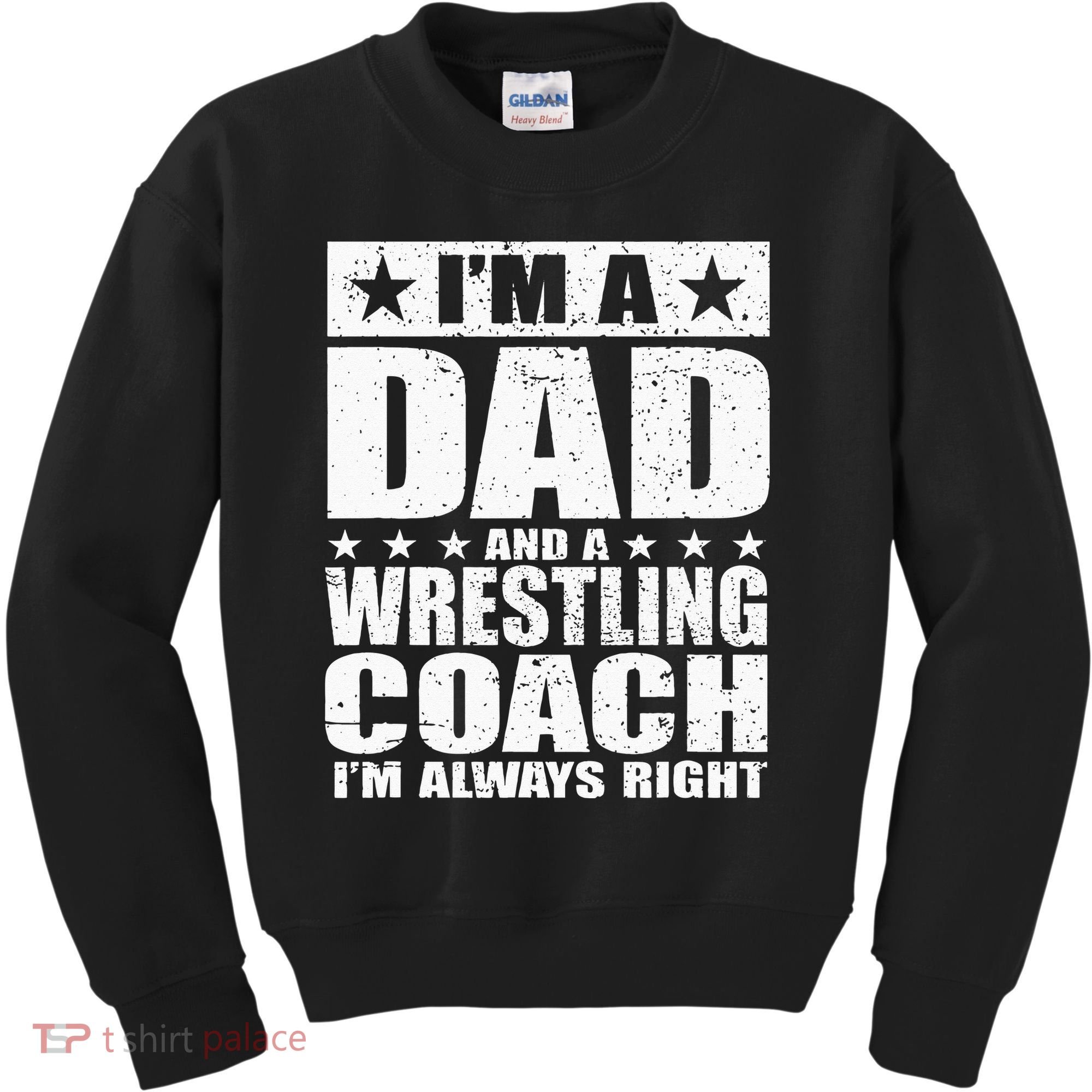 Dad Wrestling Coach Coaches Fathers Day Gift Kids Sweatshirt