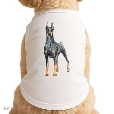 Doberman Watercolor Dog Doggie Tank