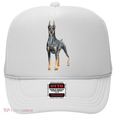 Doberman Watercolor Dog Hat