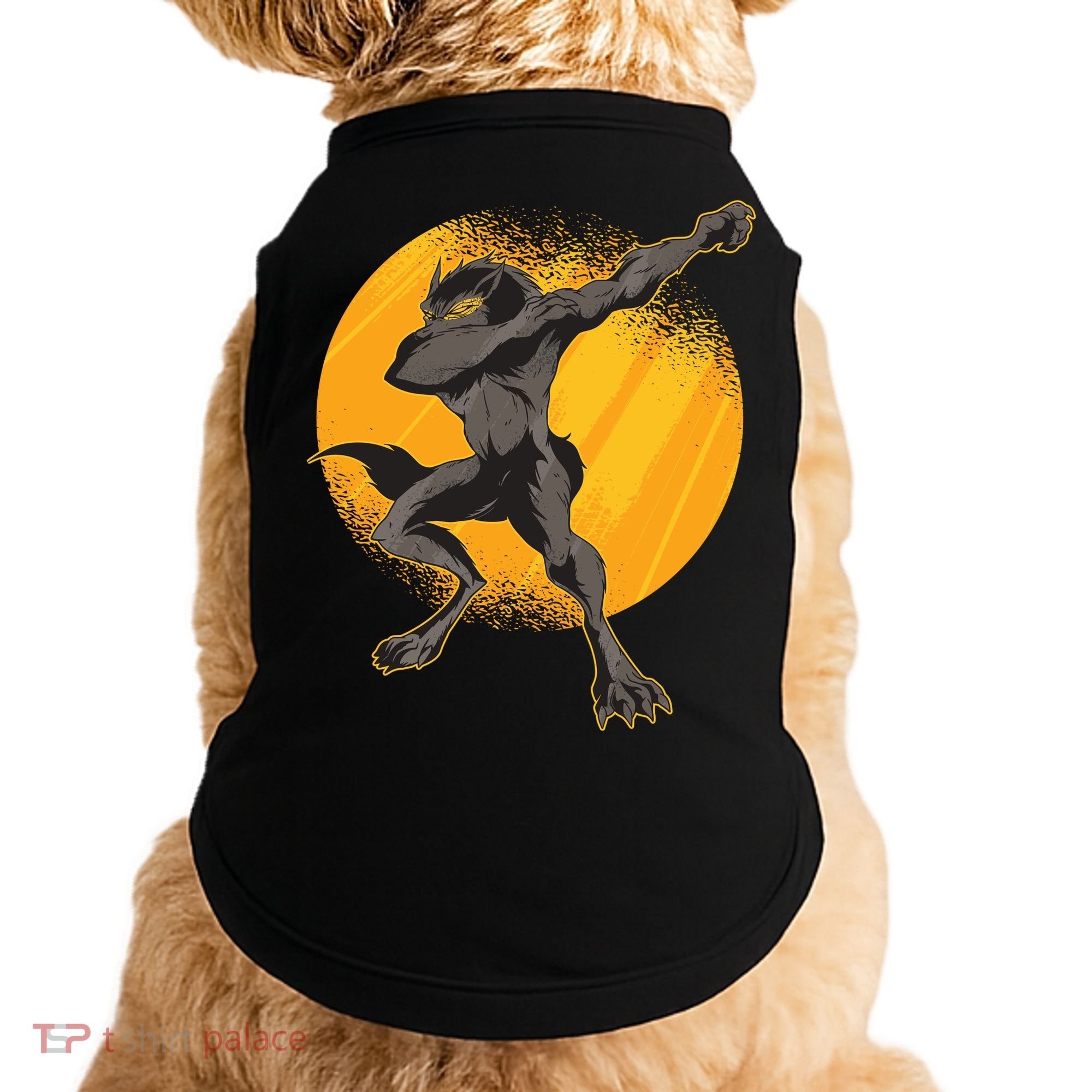 Dabbing Werewolf Doggie Tank