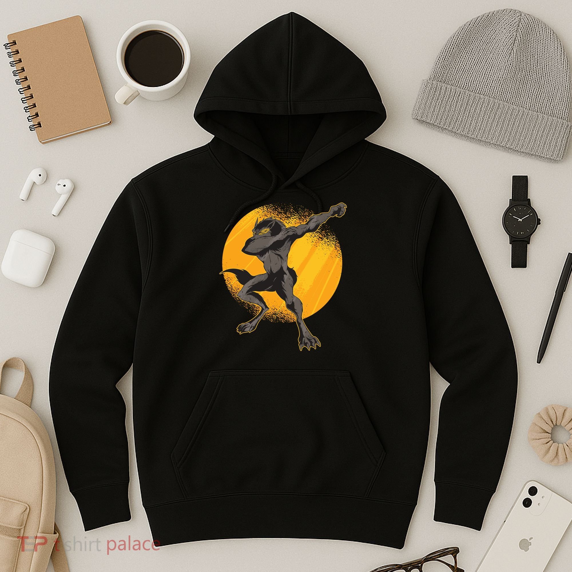 Dabbing Werewolf Hoodie