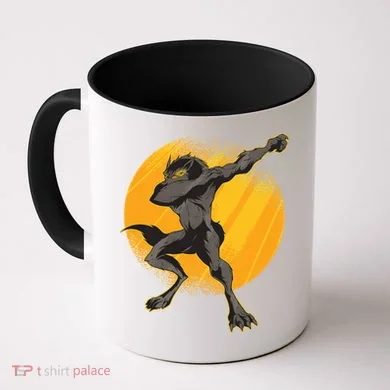 Dabbing Werewolf Coffee Mug