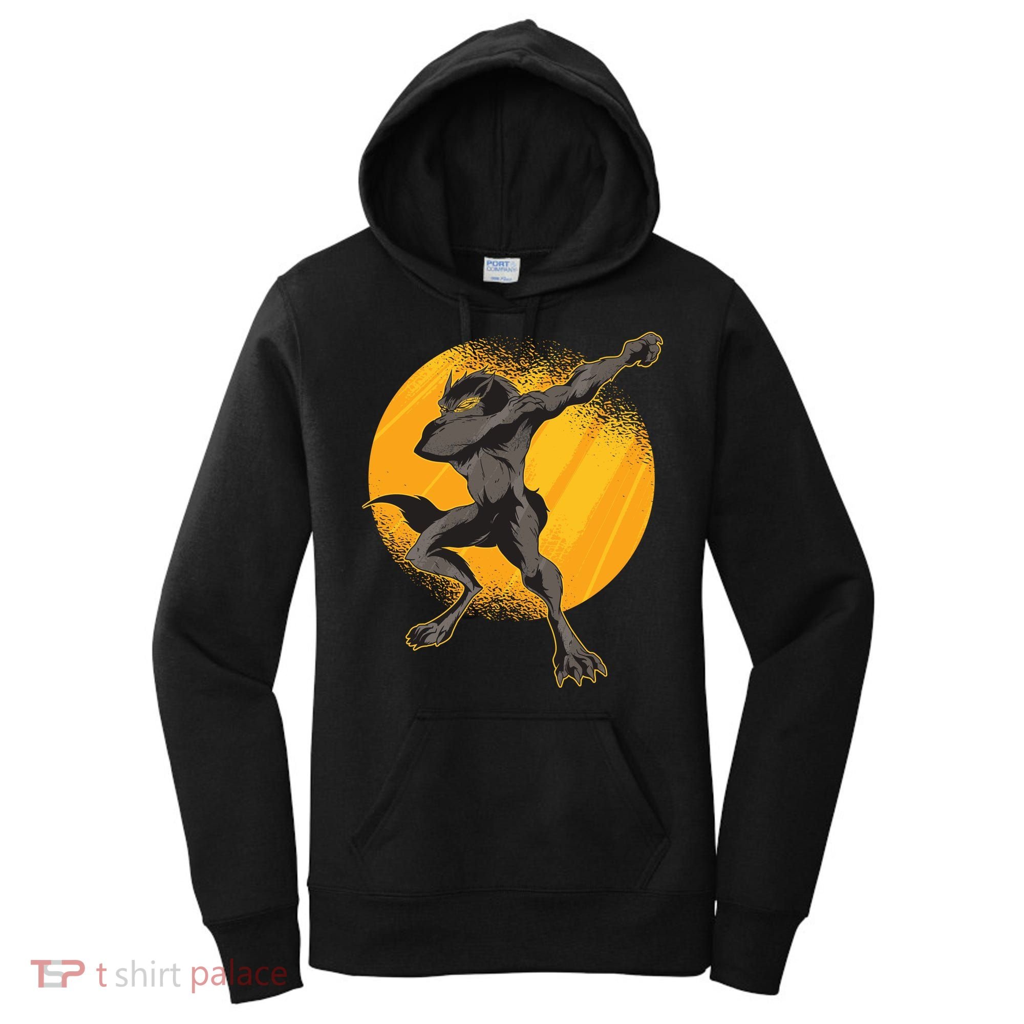 Dabbing Werewolf Women's Hoodie