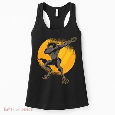 Dabbing Werewolf Women's Tank Top