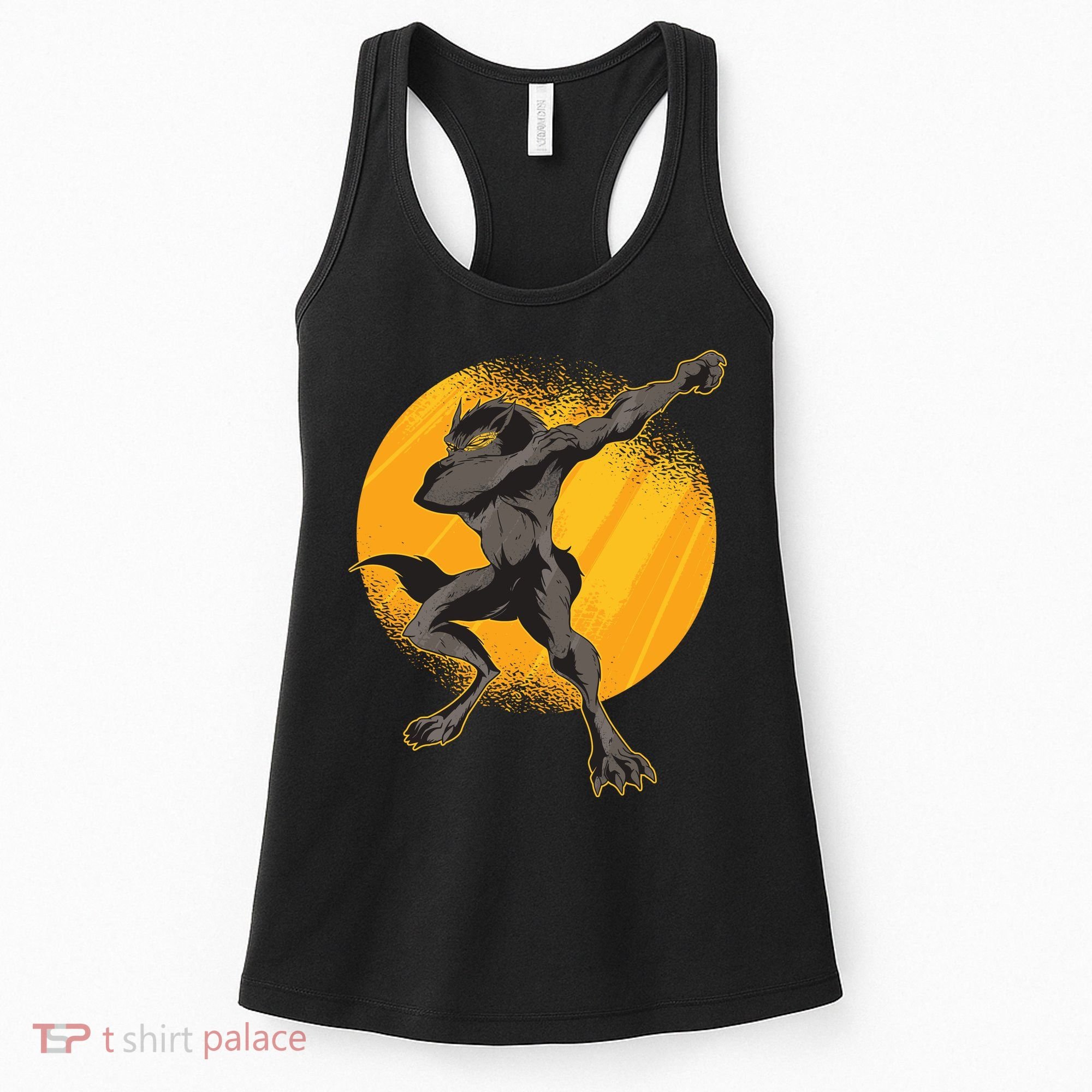 Dabbing Werewolf Women's Tank Top