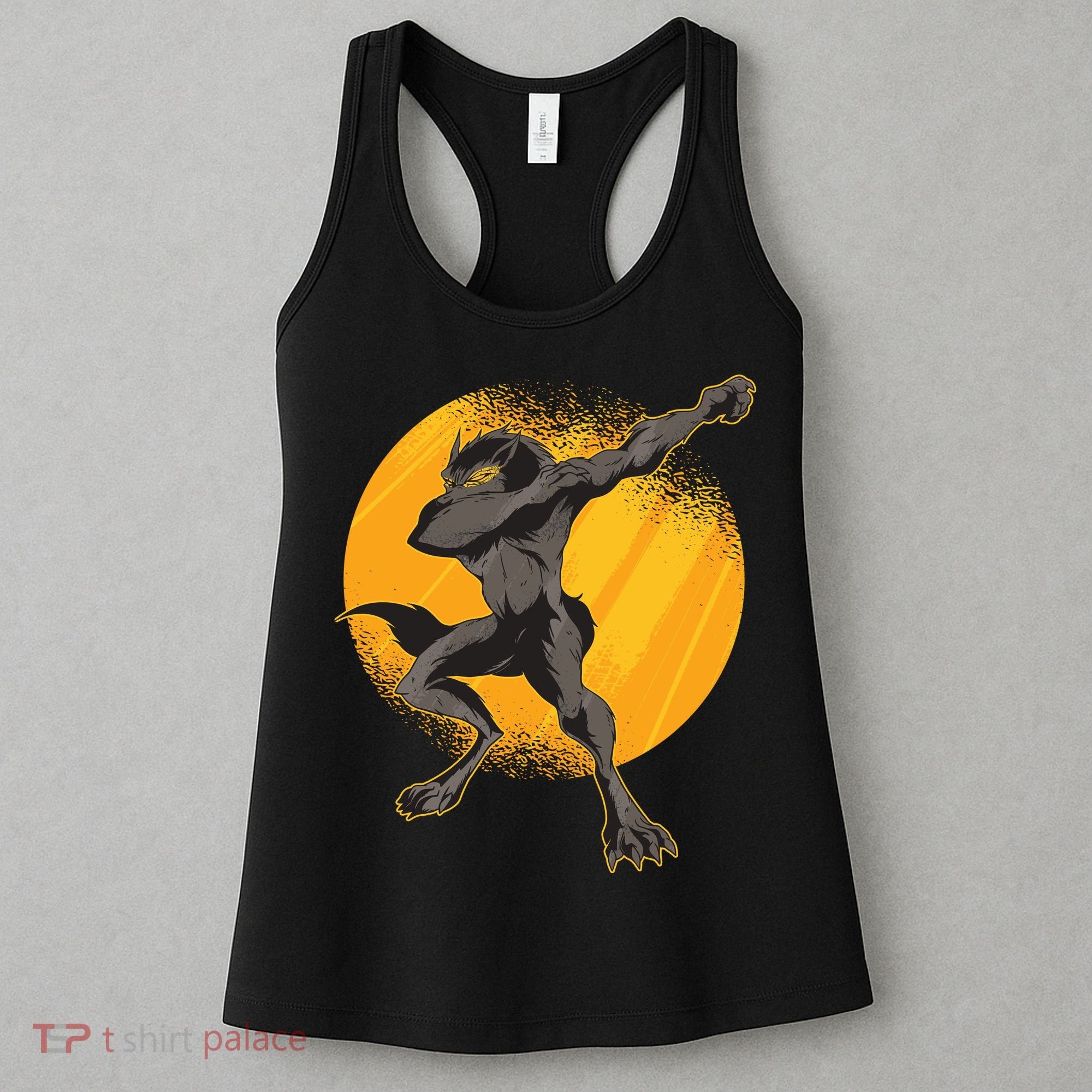 Dabbing Werewolf Women's Tank Top